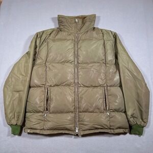 Vintage David S.‎ Reid Down Puffer Jacket Mens XL Olive Green Military Army 70s